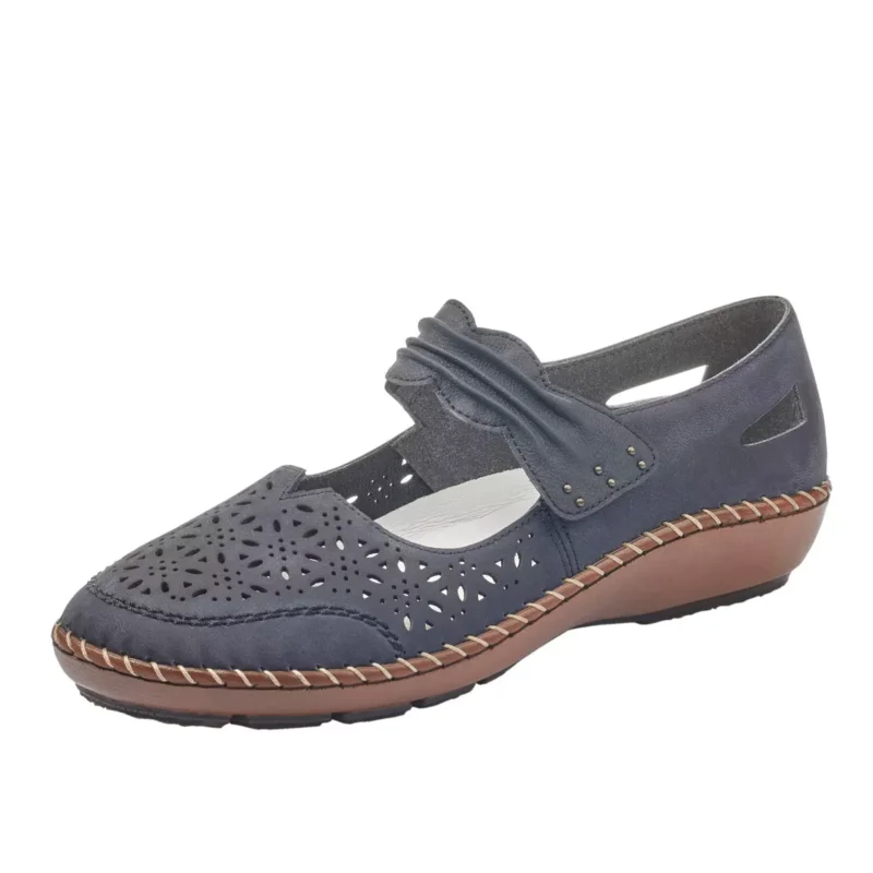 CZÓŁENKA RIEKER 44896/14 BLAU - obrazek 7