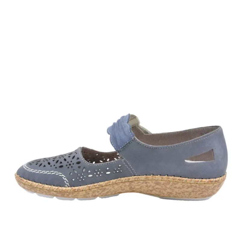 CZÓŁENKA RIEKER 44896/15 BLAU - obrazek 2