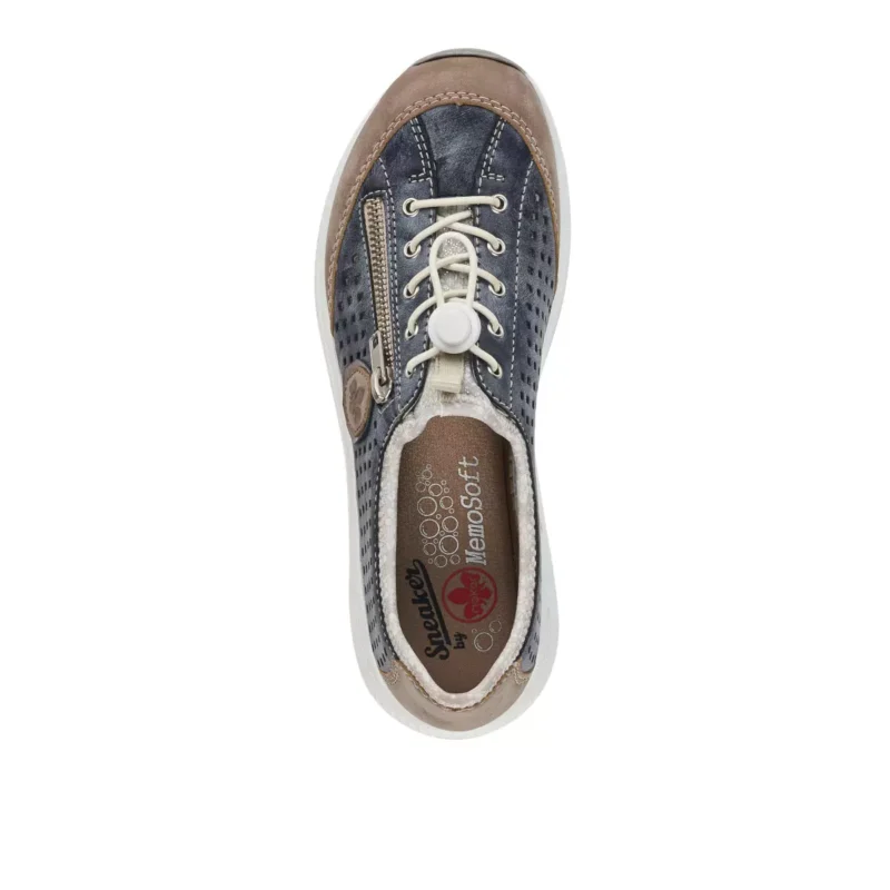 PÓŁBUTY RIEKER N5596/14 BLAU - obrazek 7