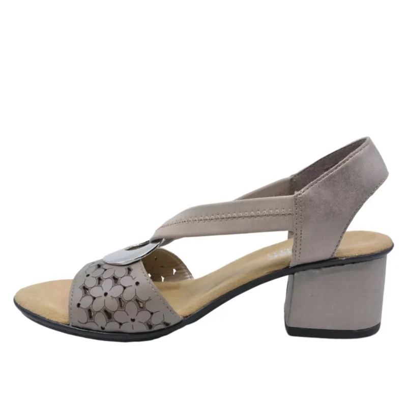 SANDAŁY RIEKER 64677/64 BEIGE - obrazek 3