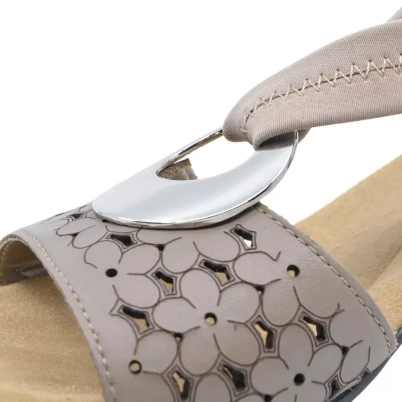 SANDAŁY RIEKER 64677/64 BEIGE - obrazek 2