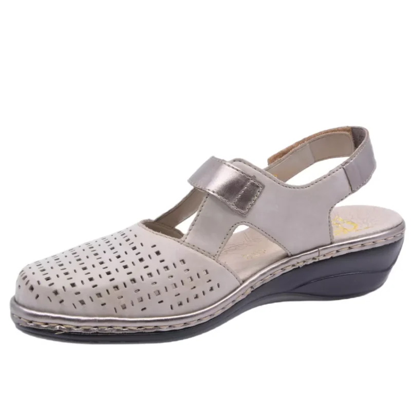SANDAŁY RIEKER 47775/42 GRAU KOMBI - obrazek 3
