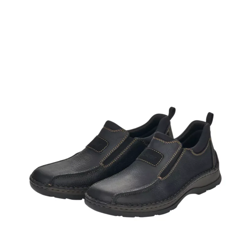 MOKASYNY RIEKER 05363/00 SCHWARZ - obrazek 5