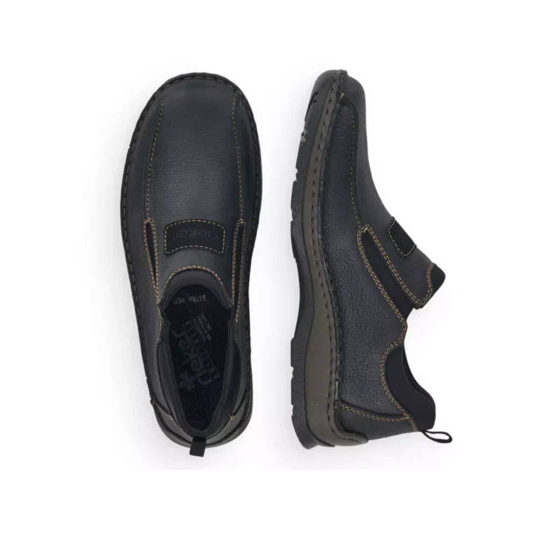 MOKASYNY RIEKER 05363/00 SCHWARZ - obrazek 4