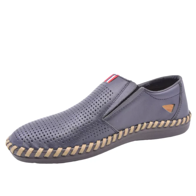 MOKASYNY RIEKER B2467/14 BLAU - obrazek 4
