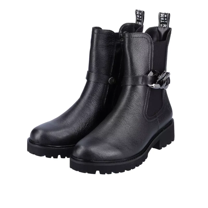 BOTKI REMONTE D8695/01 SCHWARZ - obrazek 9