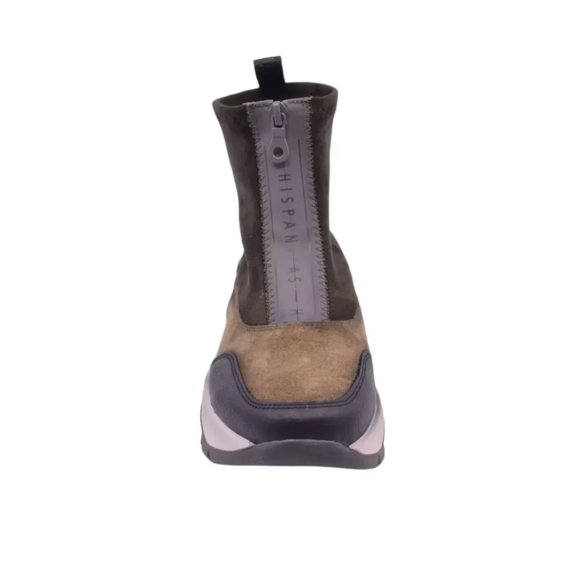 BOTKI HISPANITAS HI222202 BLACK VELURE OLIVE - obrazek 2