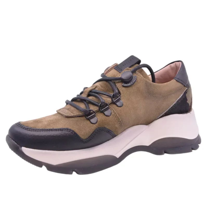 PÓŁBUTY HISPANITAS HI222289 BLACK VELURE OLIVE - obrazek 4