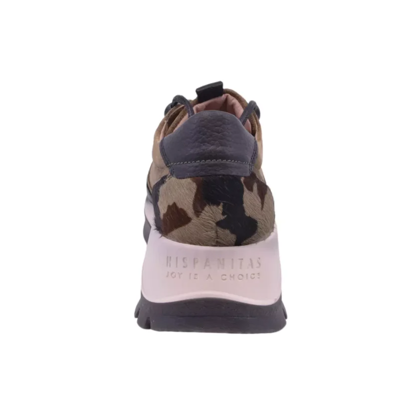 PÓŁBUTY HISPANITAS HI222289 BLACK VELURE OLIVE - obrazek 3
