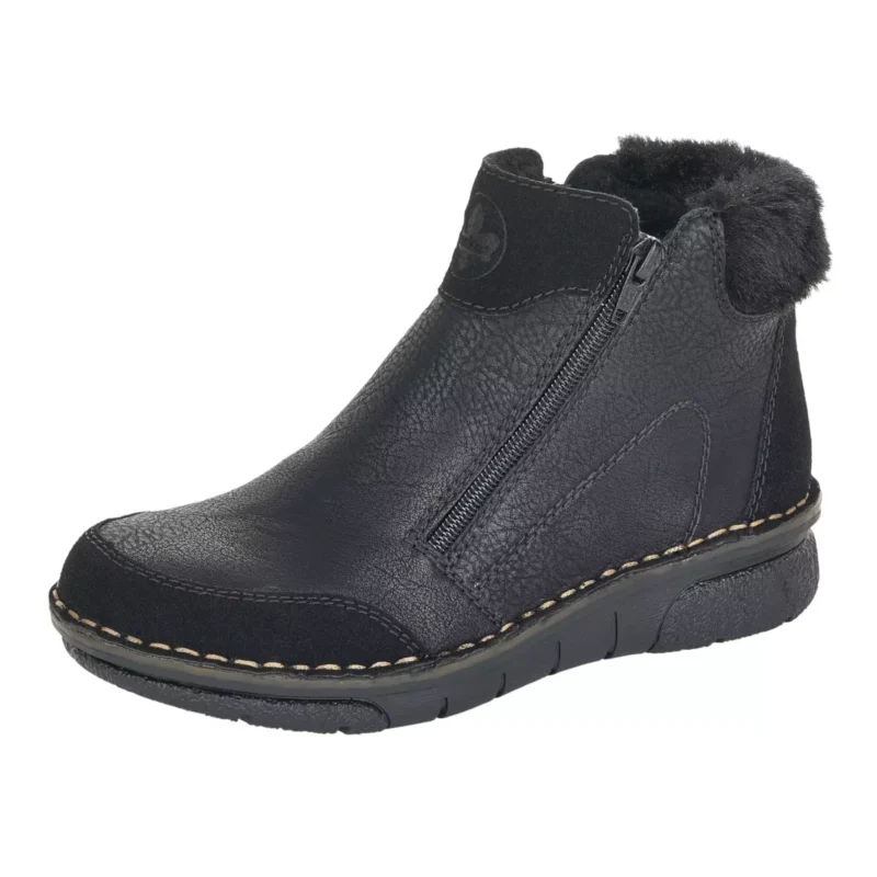 BOTKI RIEKER 73352/00 SCHWARZ - obrazek 8