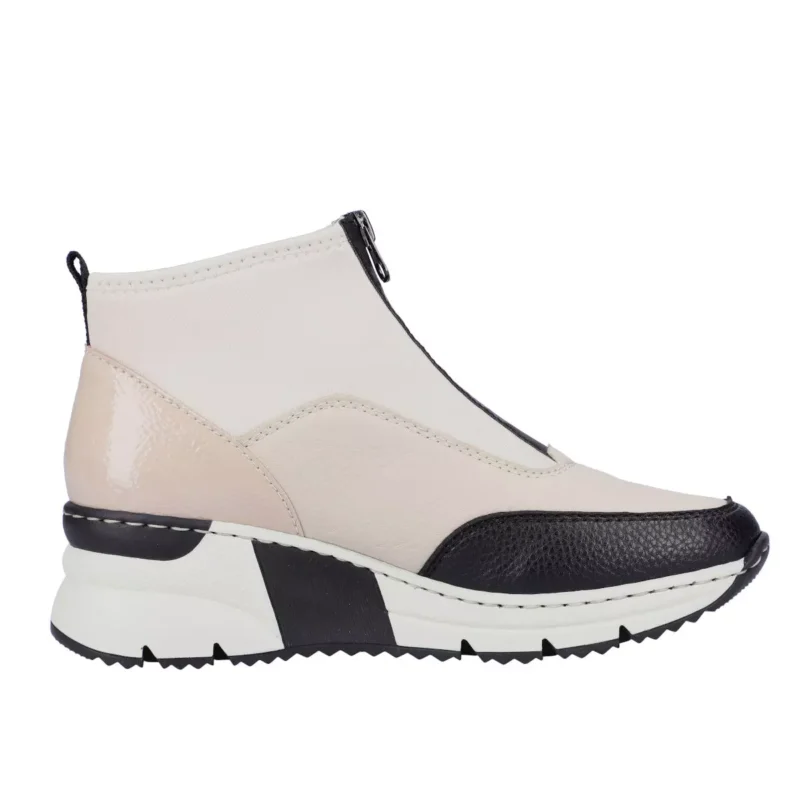 BOTKI RIEKER N6352/60 BEIGE - obrazek 3