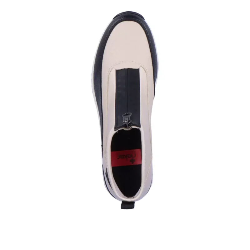 BOTKI RIEKER N6352/60 BEIGE - obrazek 5