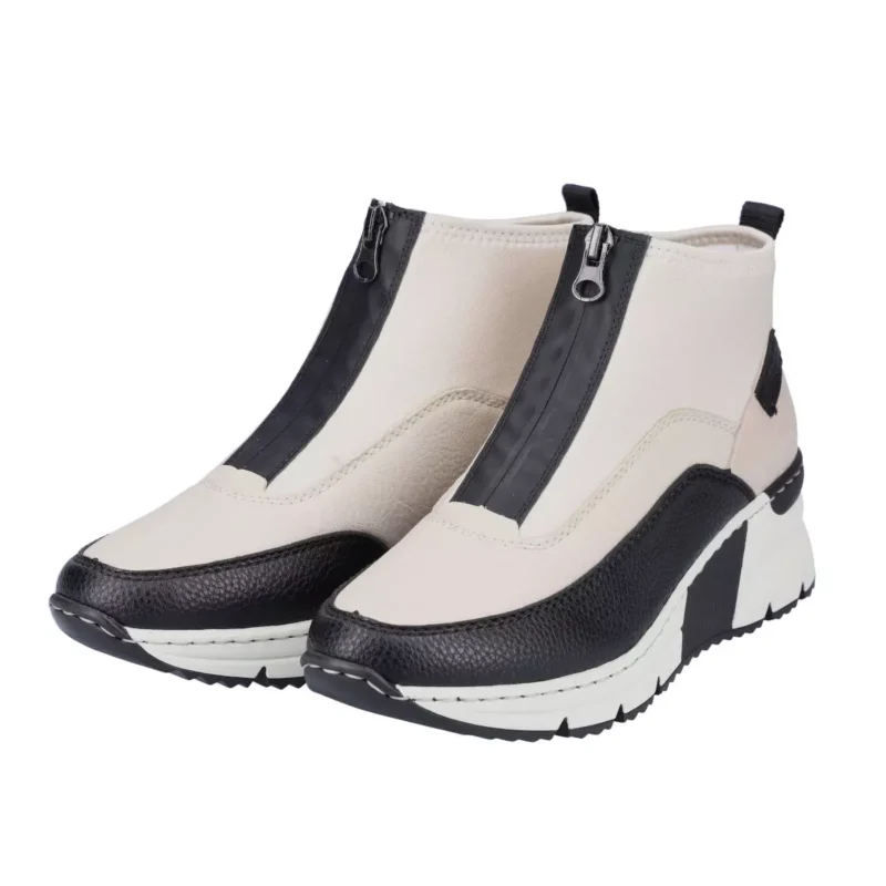 BOTKI RIEKER N6352/60 BEIGE - obrazek 9