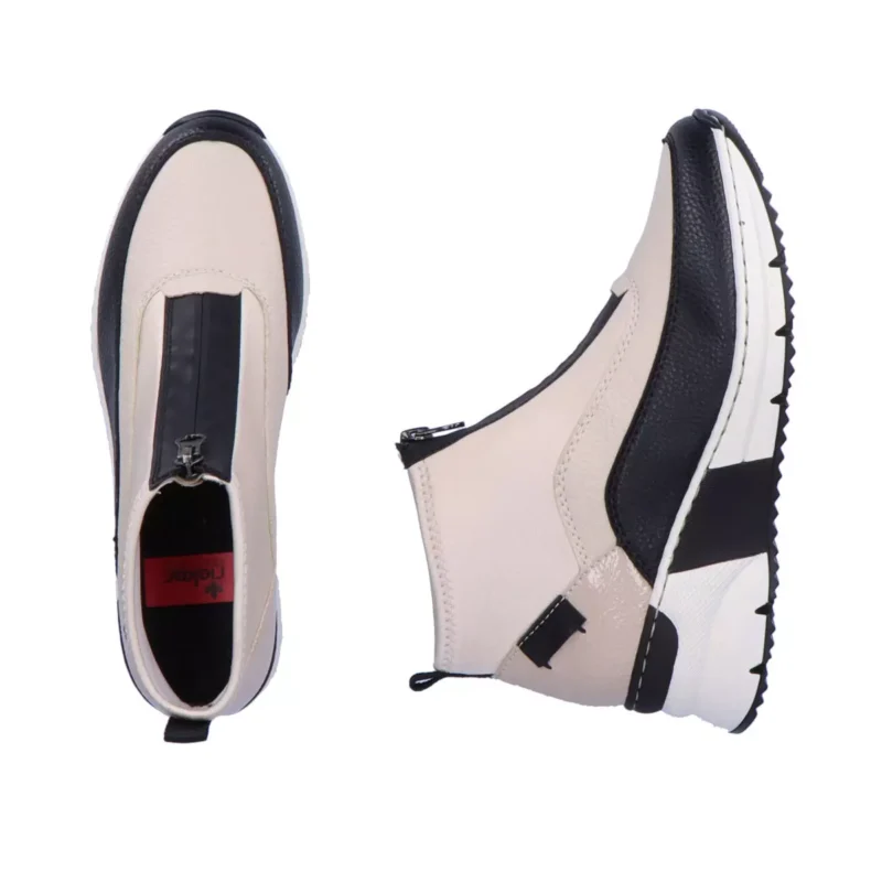 BOTKI RIEKER N6352/60 BEIGE - obrazek 10