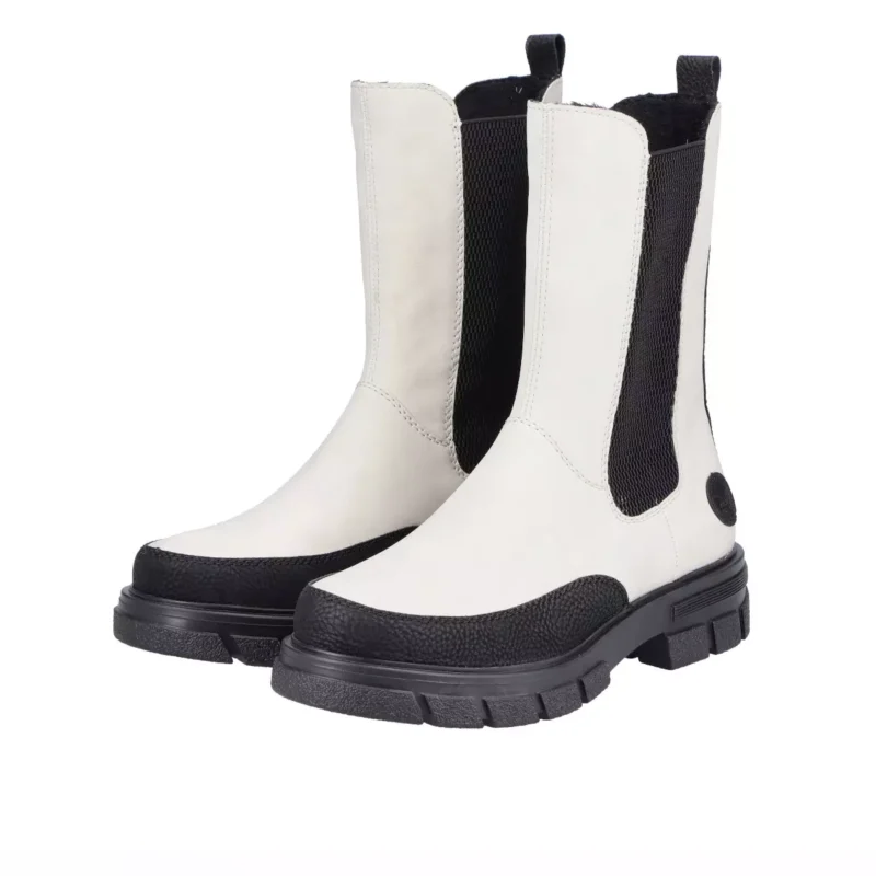 BOTKI RIEKER Z9170/60 BEIGE - obrazek 3