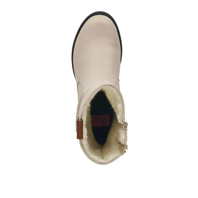 BOTKI RIEKER Z9583/60 BEIGE - obrazek 5