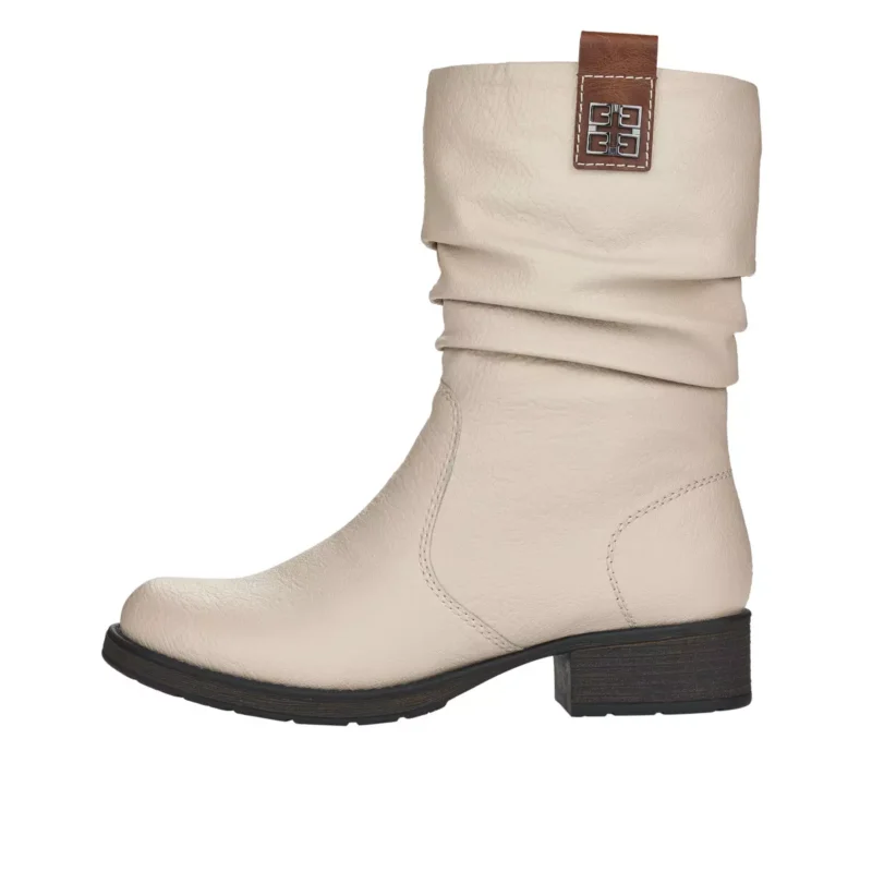 BOTKI RIEKER Z9583/60 BEIGE - obrazek 4