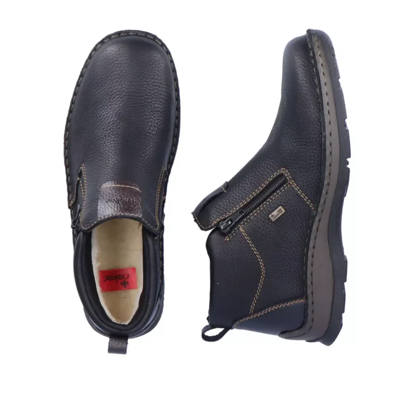 PÓŁBUTY RIEKER 05398/00 SCHWARZ - obrazek 2