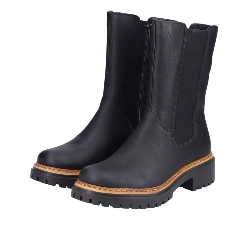BOTKI RIEKER 72683/00 SCHWARZ - obrazek 3