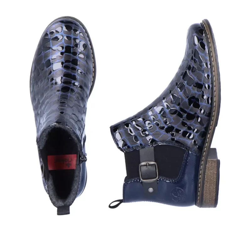 BOTKI RIEKER Z4965/14 BLAU - obrazek 2