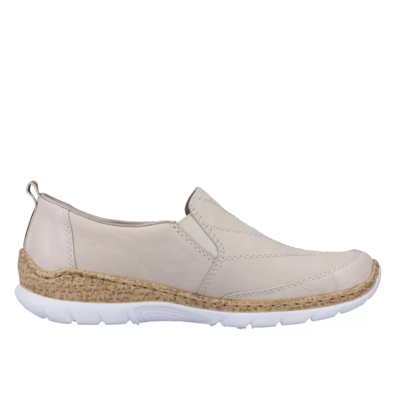 MOKASYNY RIEKER N4274/60 BEIGE - obrazek 9