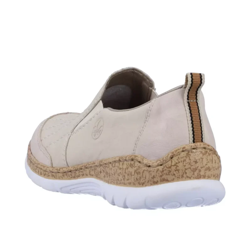MOKASYNY RIEKER N4274/60 BEIGE - obrazek 8