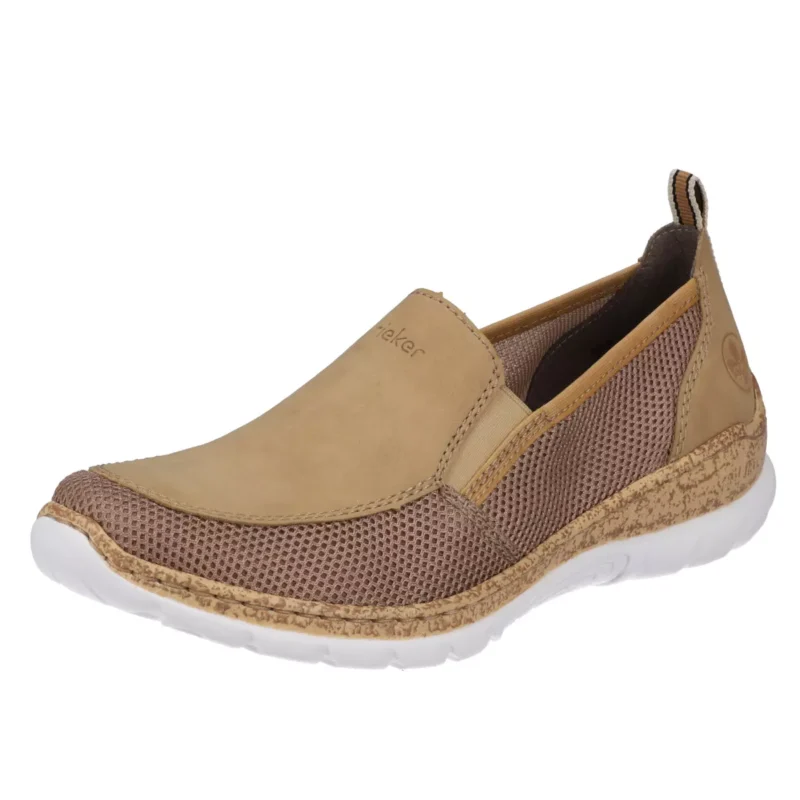 MOKASYNY RIEKER N4275/64 BEIGE - obrazek 10