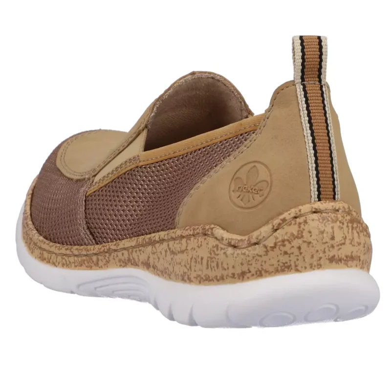 MOKASYNY RIEKER N4275/64 BEIGE - obrazek 8