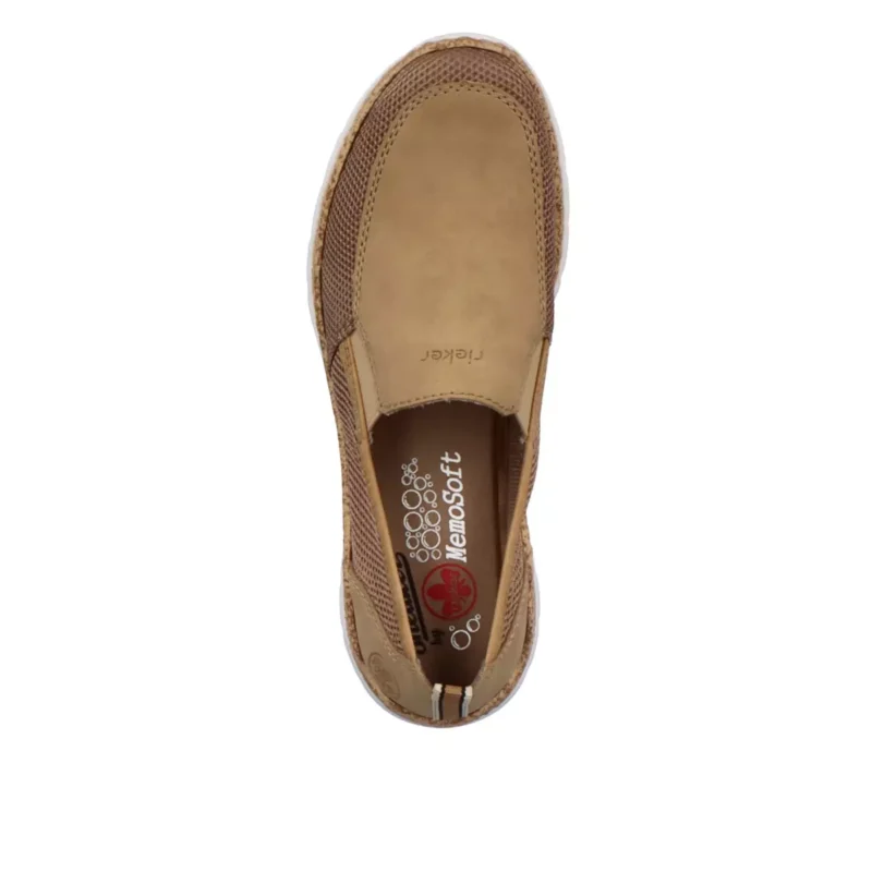 MOKASYNY RIEKER N4275/64 BEIGE - obrazek 7