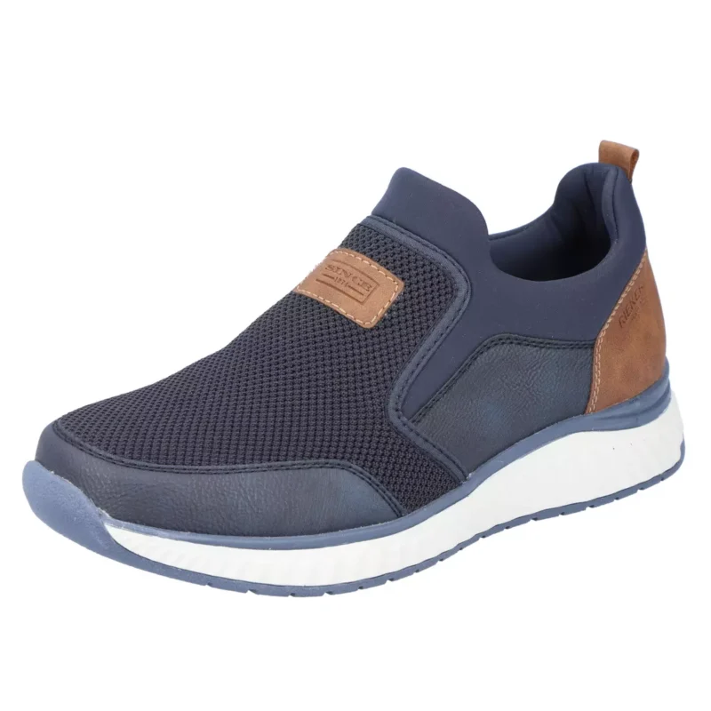 MOKASYNY RIEKER B0660/14 BLAU - obrazek 10