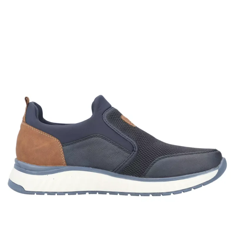 MOKASYNY RIEKER B0660/14 BLAU - obrazek 9