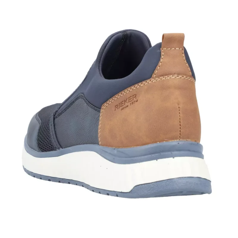 MOKASYNY RIEKER B0660/14 BLAU - obrazek 8