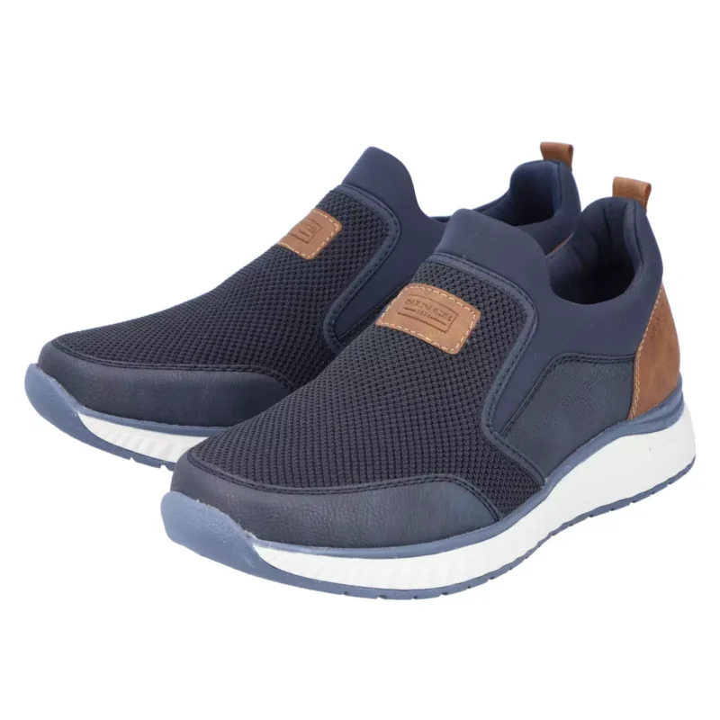 MOKASYNY RIEKER B0660/14 BLAU - obrazek 3