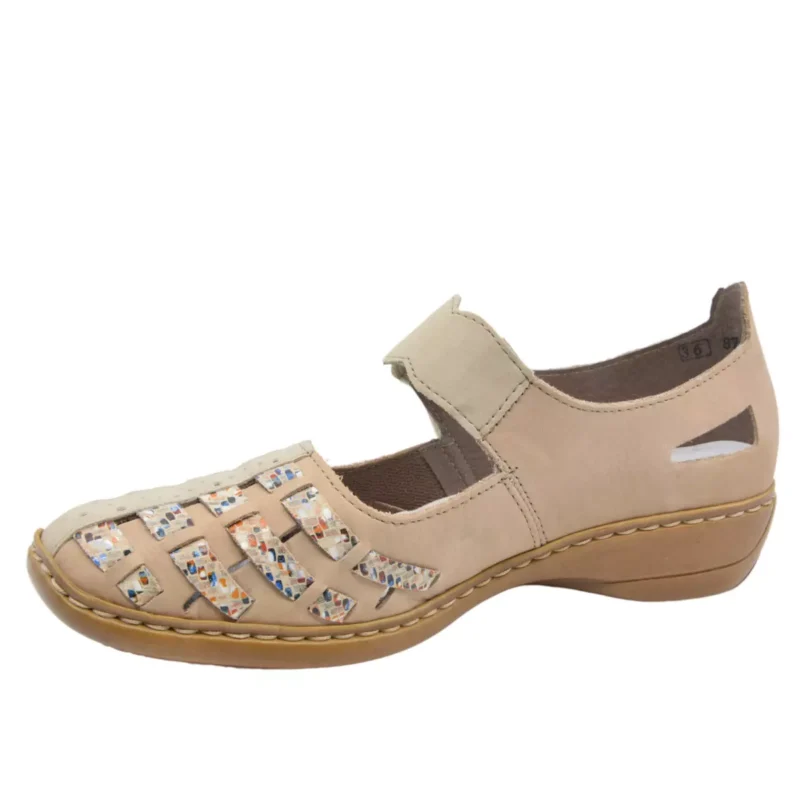 CZÓŁENKA RIEKER 41369/60 BEIGE - obrazek 4