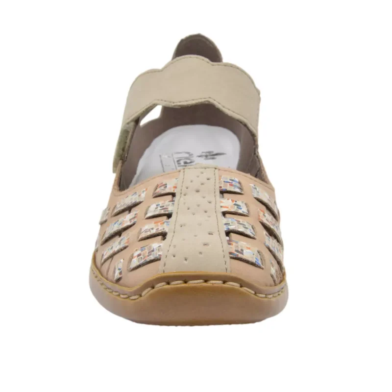 CZÓŁENKA RIEKER 41369/60 BEIGE - obrazek 3