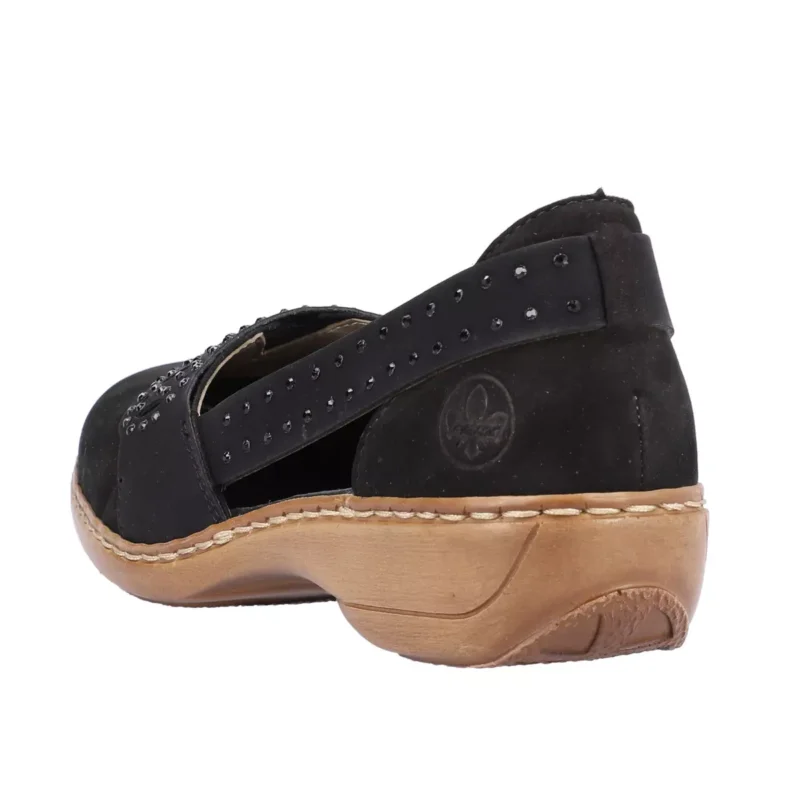 CZÓŁENKA RIEKER 41393/00 SCHWARZ - obrazek 8