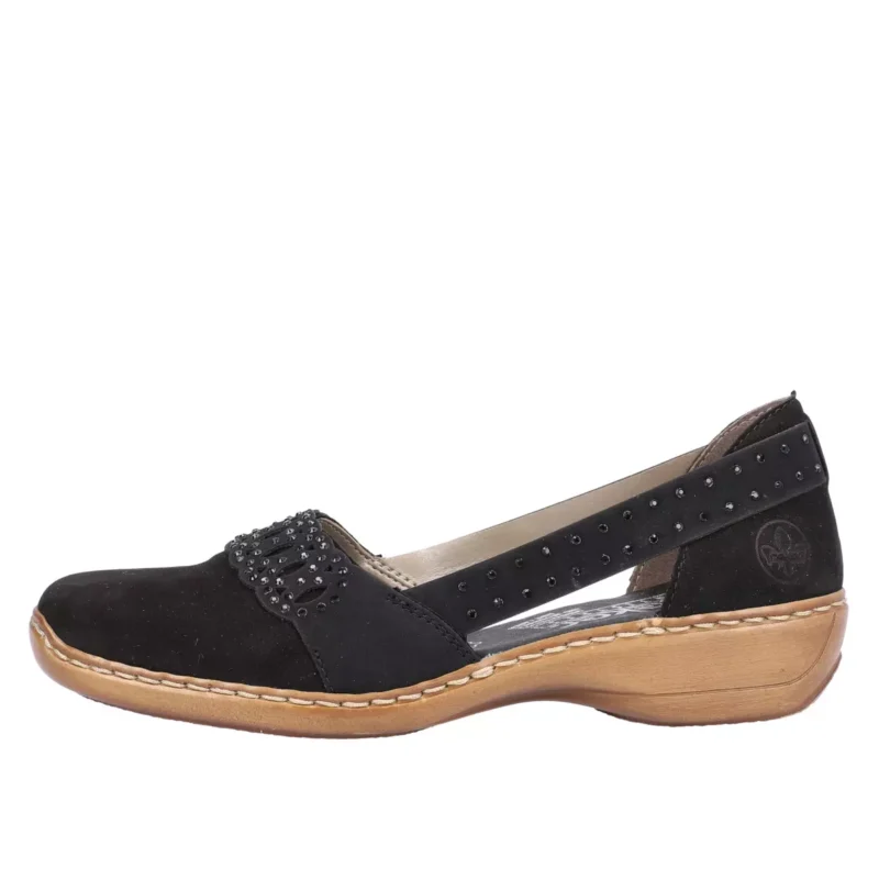 CZÓŁENKA RIEKER 41393/00 SCHWARZ - obrazek 6
