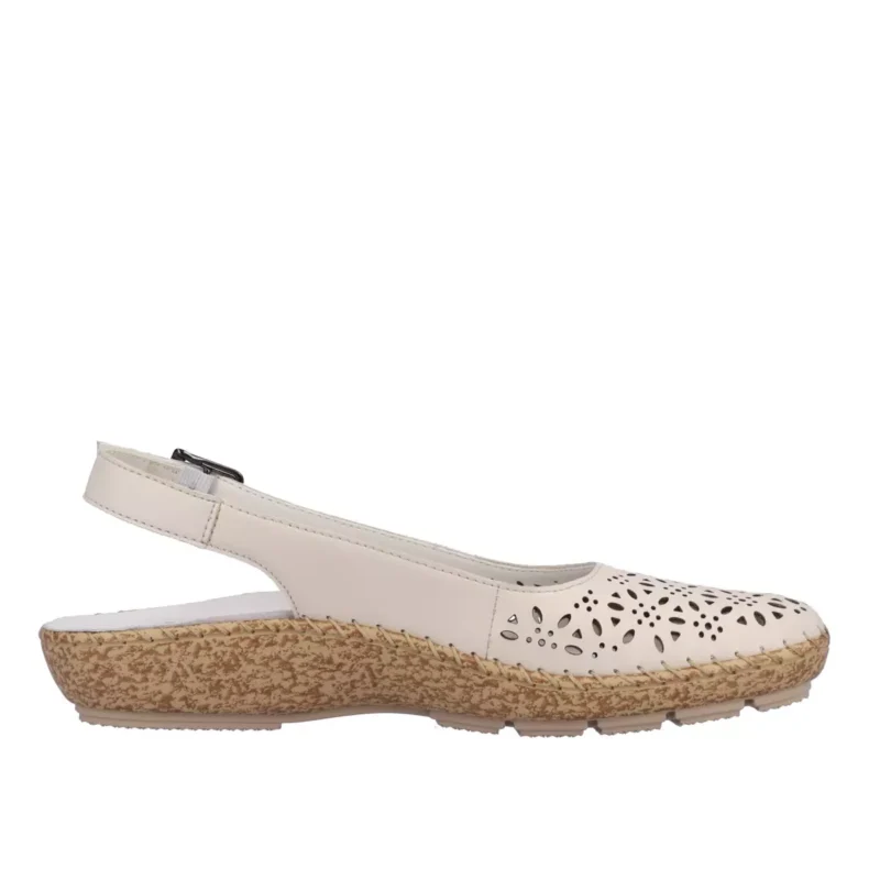 SANDAŁY RIEKER 44861/60 BEIGE - obrazek 9