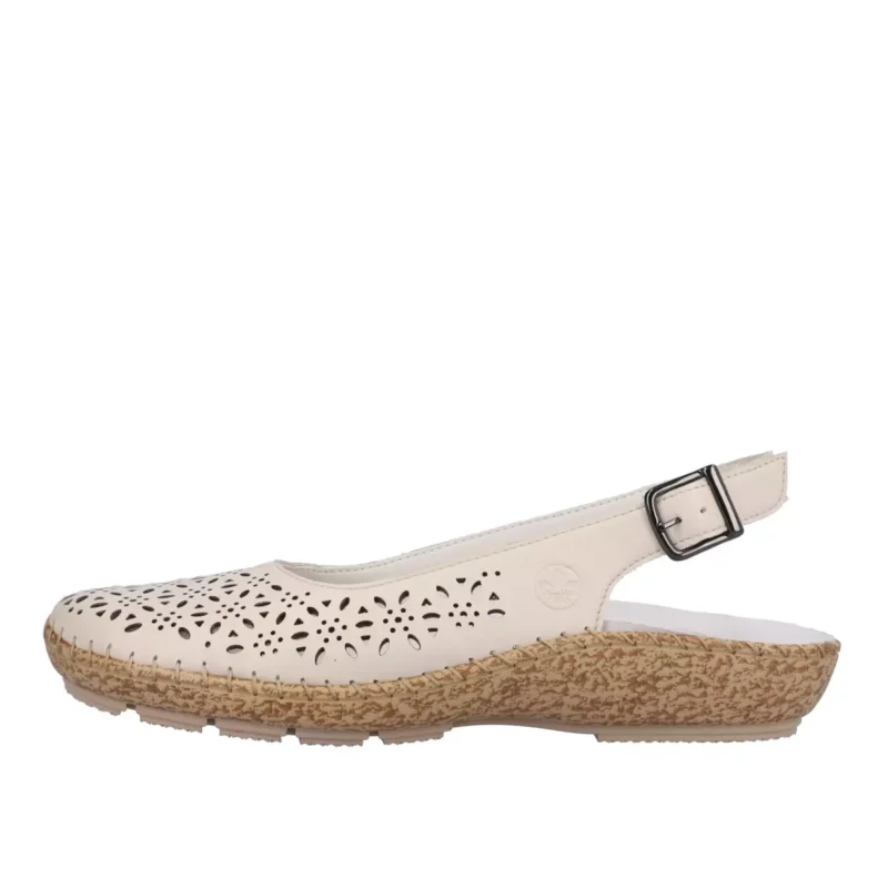 SANDAŁY RIEKER 44861/60 BEIGE - obrazek 6