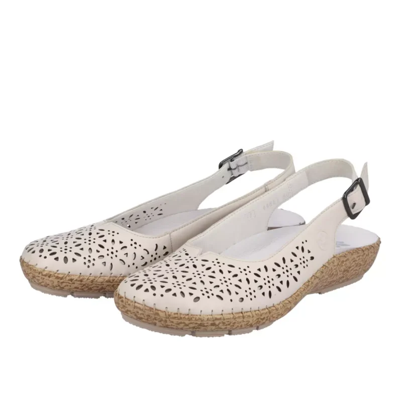 SANDAŁY RIEKER 44861/60 BEIGE - obrazek 3