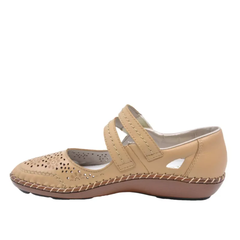 CZÓŁENKA RIEKER 44875/60 BEIGE - obrazek 2