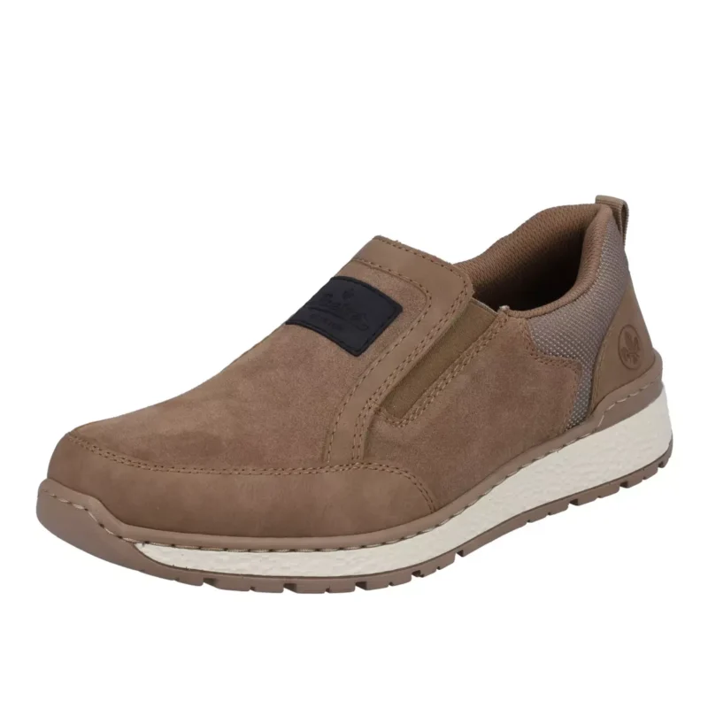 MOKASYNY RIEKER B9053/64 BEIGE - obrazek 11
