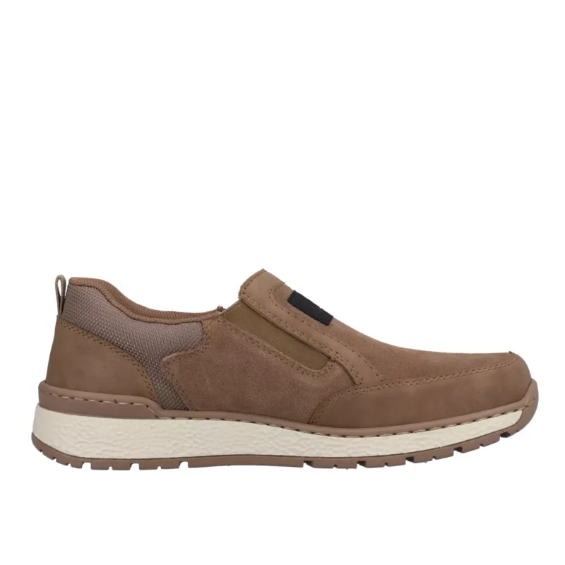 MOKASYNY RIEKER B9053/64 BEIGE - obrazek 10