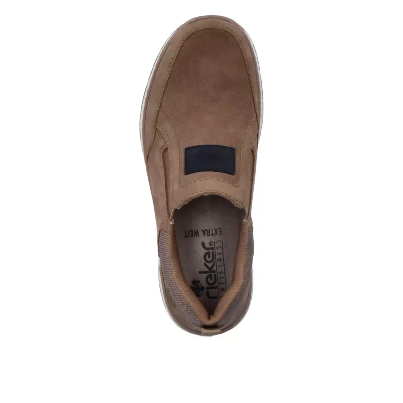 MOKASYNY RIEKER B9053/64 BEIGE - obrazek 8