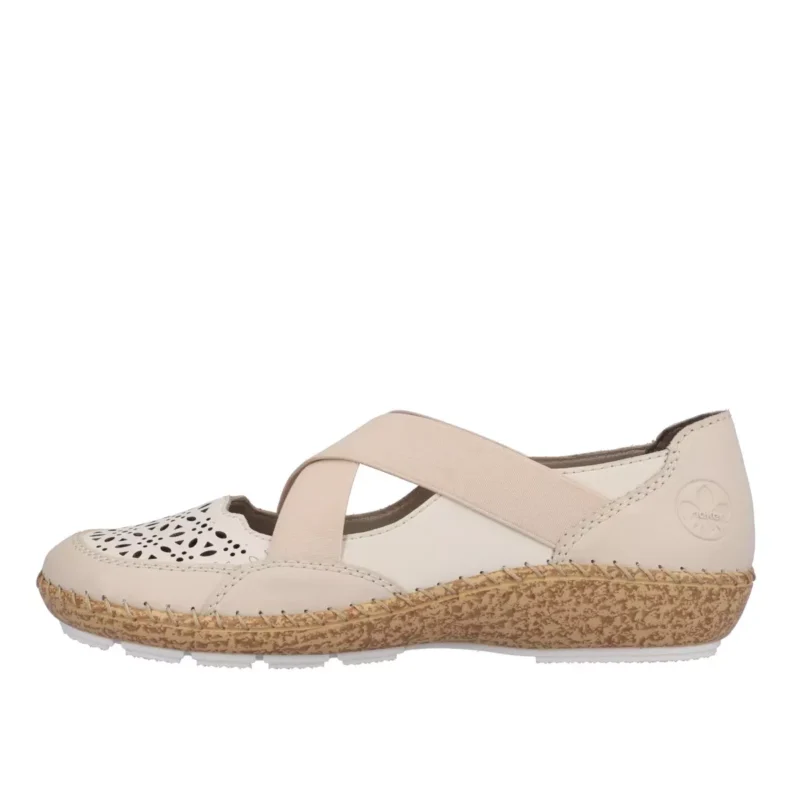 PÓŁBUTY RIEKER 44853/60 BEIGE - obrazek 6