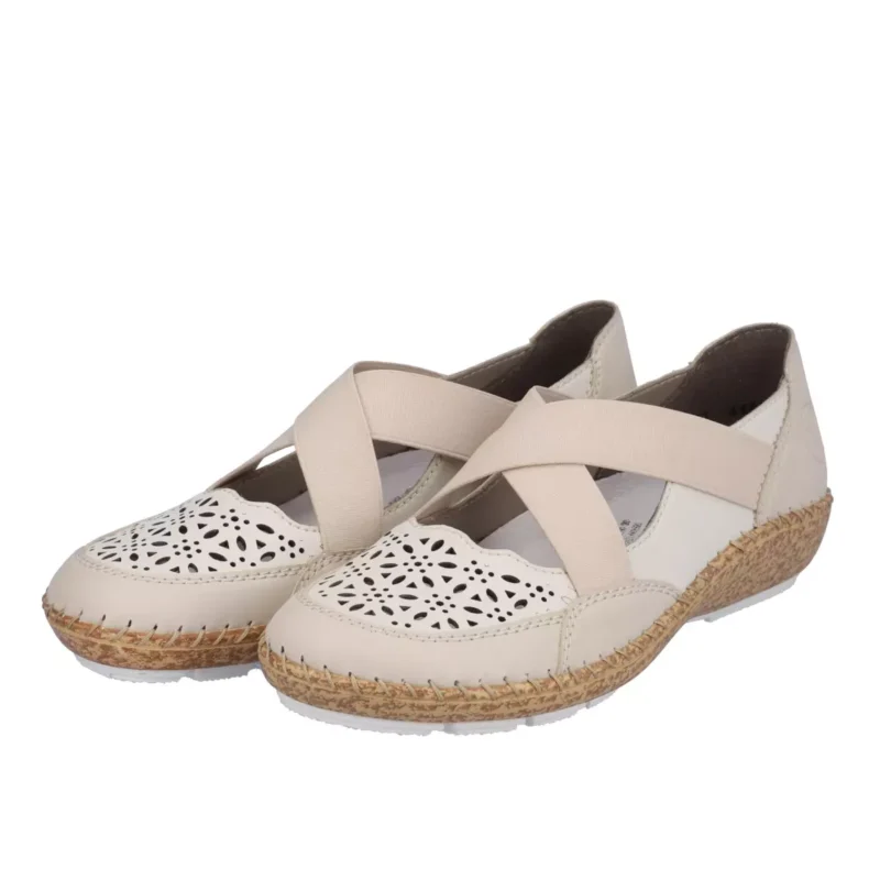 PÓŁBUTY RIEKER 44853/60 BEIGE - obrazek 3