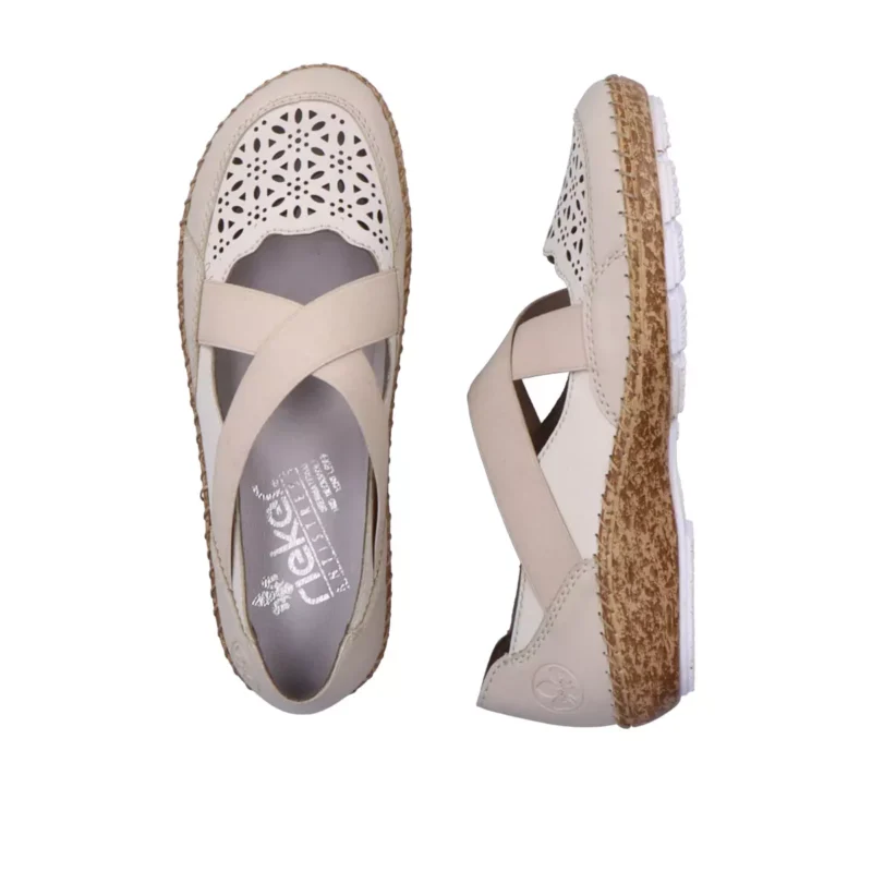 PÓŁBUTY RIEKER 44853/60 BEIGE - obrazek 2