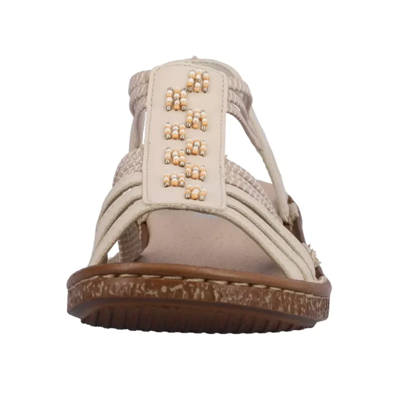 SANDAŁY RIEKER 62855/60 BEIGE - obrazek 5