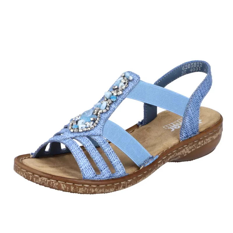 SANDAŁY RIEKER 62858/12 BLAU - obrazek 10