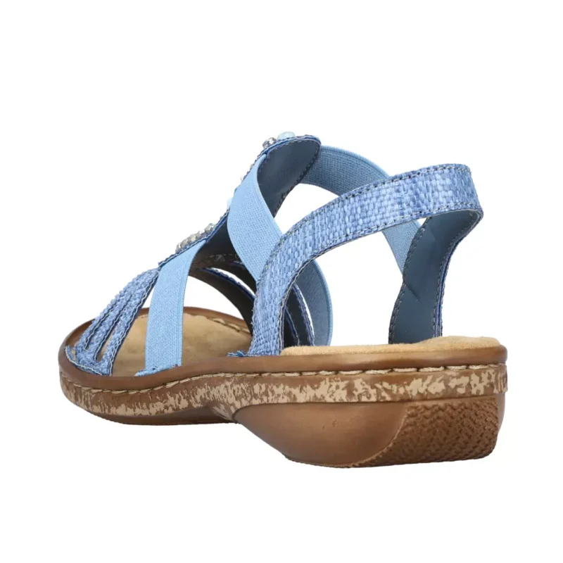 SANDAŁY RIEKER 62858/12 BLAU - obrazek 8